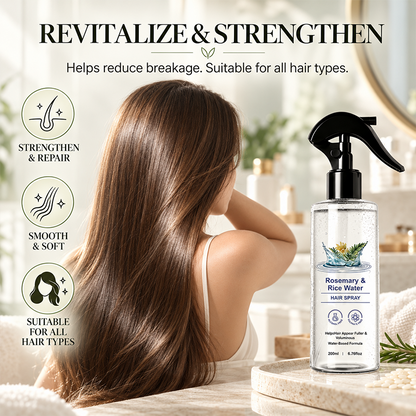 Rosemary & Rice Water Hair Mist Soft & Smooth Non-Greasy Fast Absorbing