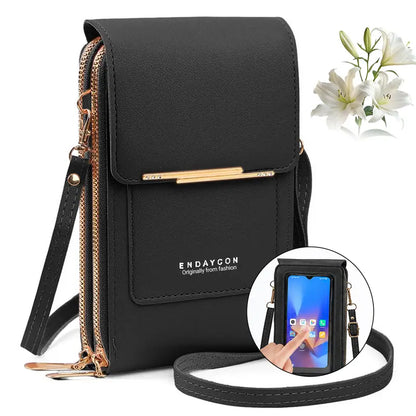 Women's Touch Screen Phone Bag Key Change Bag Reply Messages Without Phone
