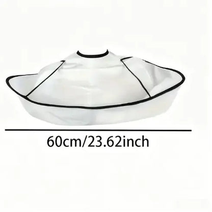 Waterproof Hair Cutting Cape Reusable Barber Bib Hair Catcher for Home Salon