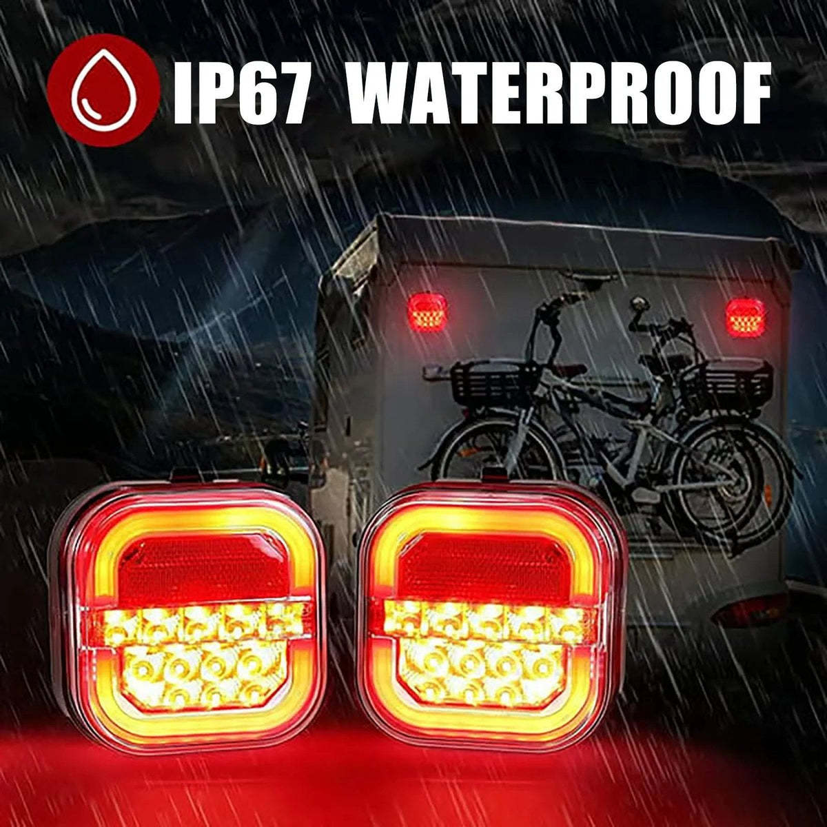 🚘CAR LED TRAILER LIGHTS 🚨