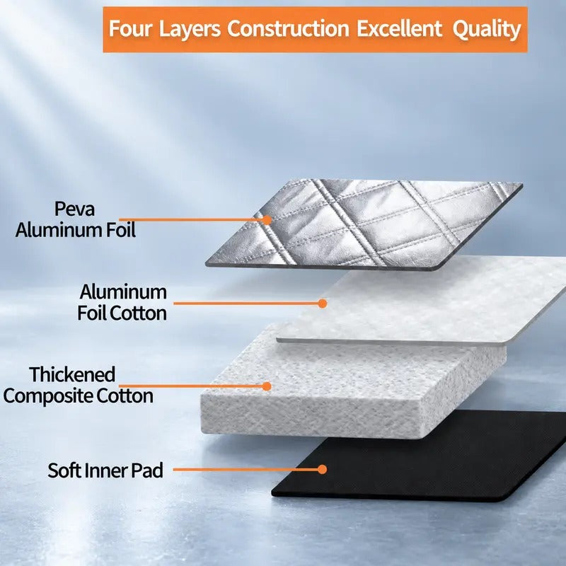 Car Windshield Cover Waterproof All Season Shield for Most Vehicles Snow Ice Frost Dust Rain