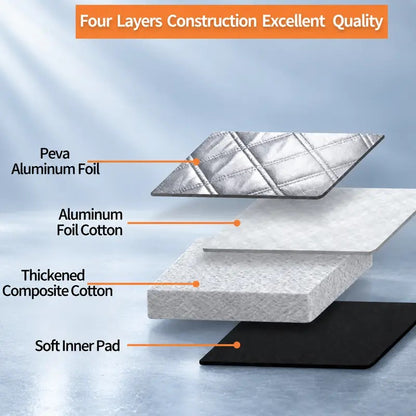 Car Windshield Cover Waterproof All Season Shield for Most Vehicles Snow Ice Frost Dust Rain
