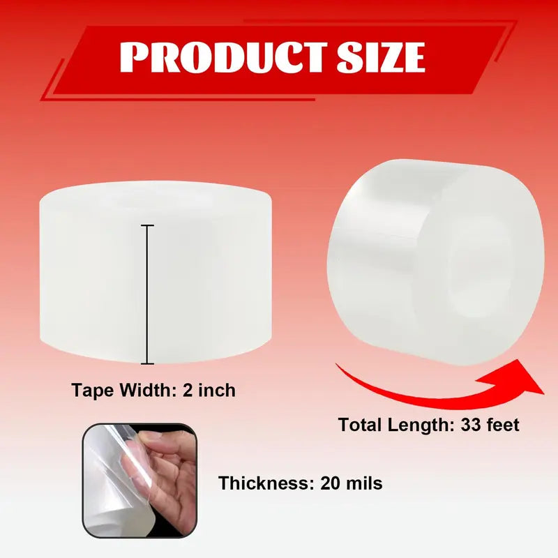 Self Adhesive Silicone Waterproof Tape High Temperature Resistant Residue Free Invisible Seal