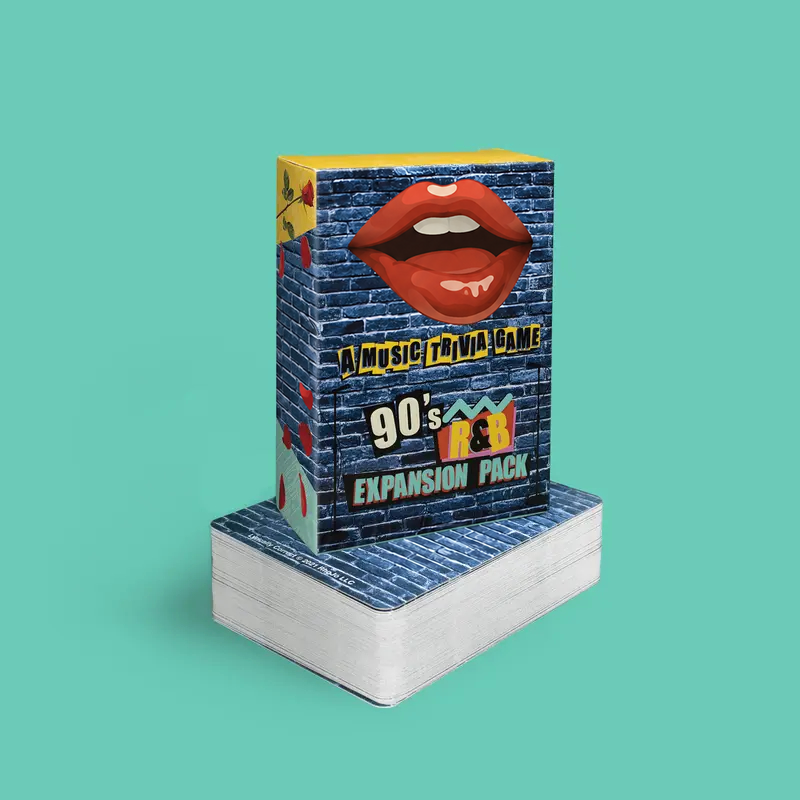 90s R&B Expansion Pack Music Trivia Card Game 80 Cards
