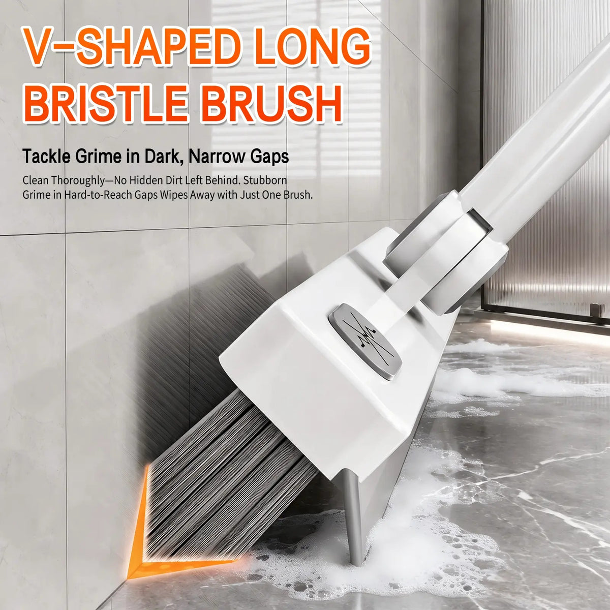 360 Rotating Extendable Gap Cleaning Tool Adjustable No Touch for Windows & Narrow Spaces