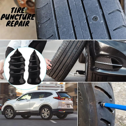 Tire Repair Screws Plugs Vacuum Rubber Nail Kit for Car Motorcycle Truck Tractor