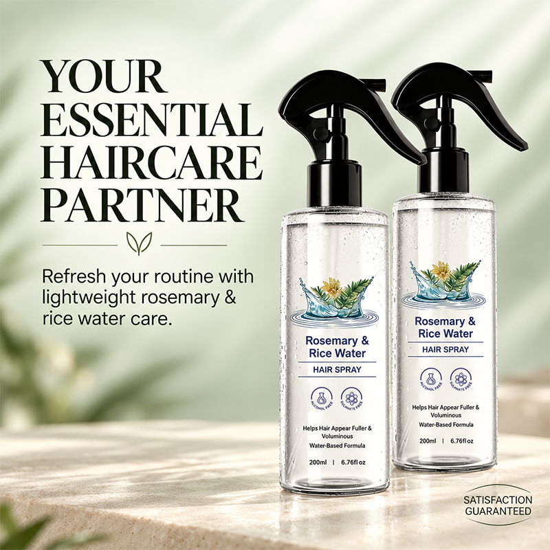 Rosemary & Rice Water Hair Mist Soft & Smooth Non-Greasy Fast Absorbing