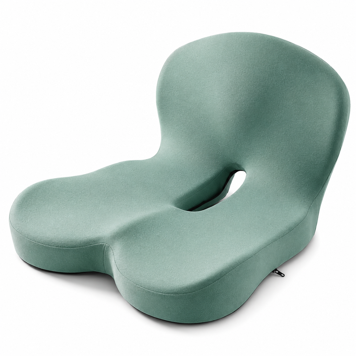 Ergonomic Memory Foam Seat Cushion with Contoured Lumbar Support & Pressure Relief