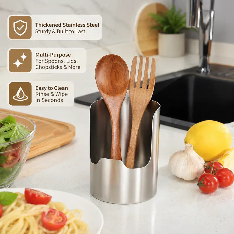🔥HOT SALE 49% OFF🥄Stainless Steel Cooking Utensil Holder