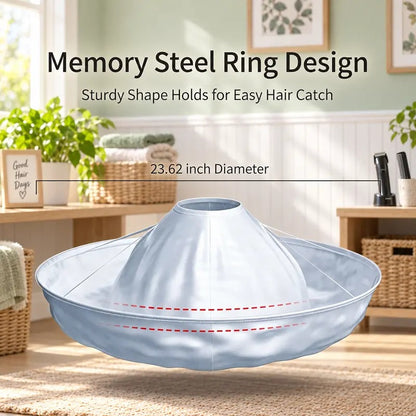 Waterproof Hair Cutting Cape Reusable Barber Bib Hair Catcher for Home Salon