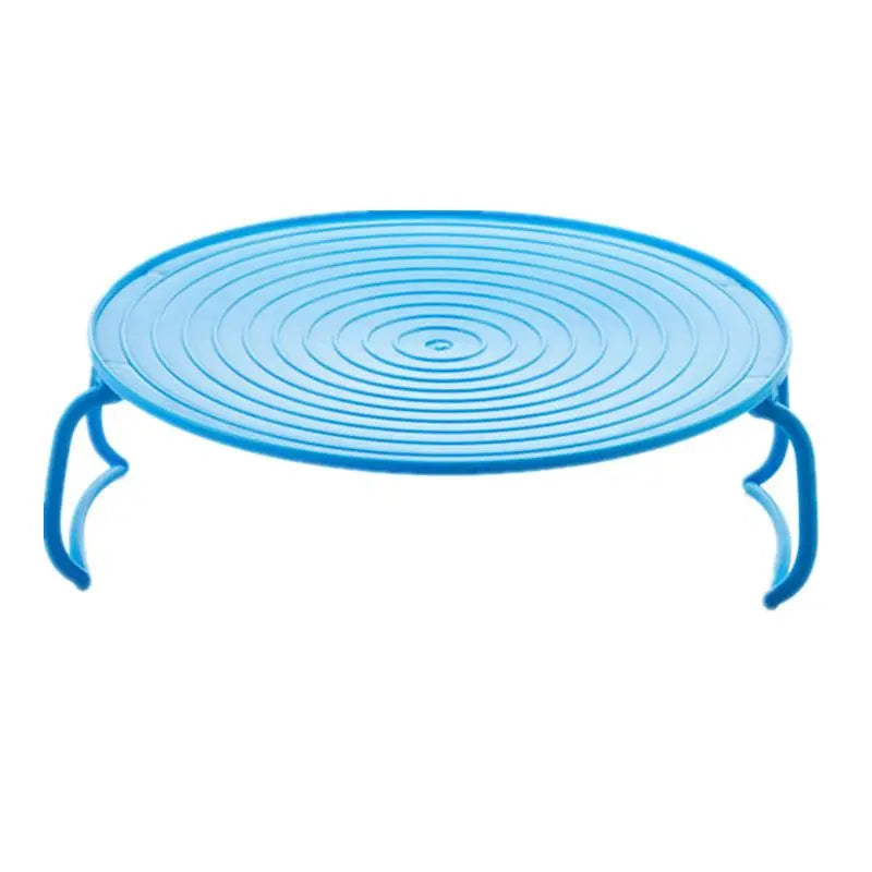 3 in 1 Microwave Plate Stacker Food Splatter Cover Carrying Tray with Foldable Handles