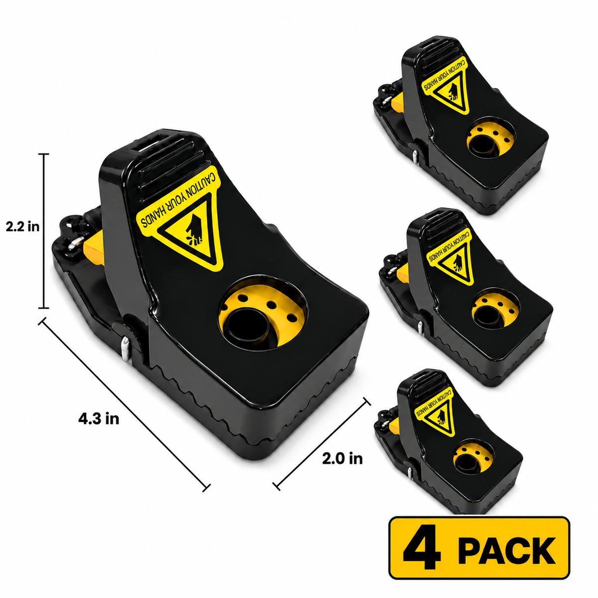 Mouse Traps Reusable Powerful Snap Easy Set Indoor Outdoor