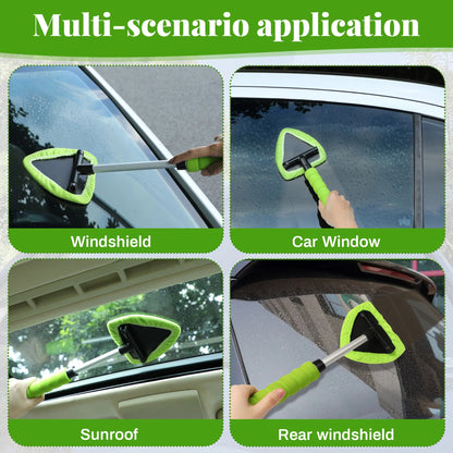 Windshield Cleaning Tool – Microfiber Car Window Cleaner