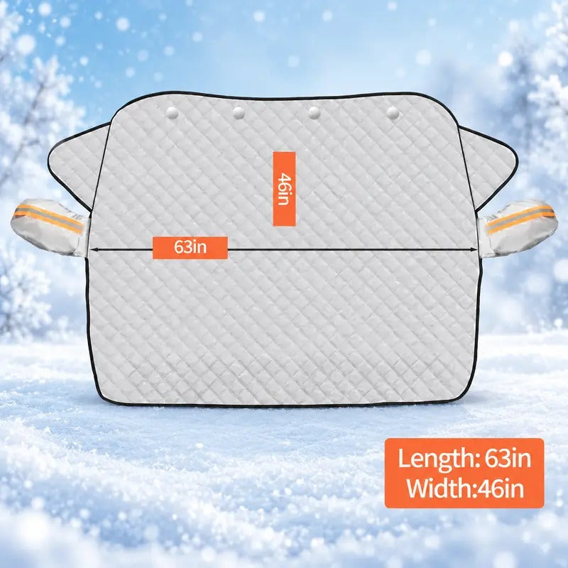 Car Windshield Cover Waterproof All Season Shield for Most Vehicles Snow Ice Frost Dust Rain