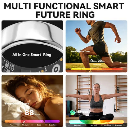 2026 Smart Ring – No Subscription Health & Fitness Tracker Waterproof for Outdoor Sports Gift