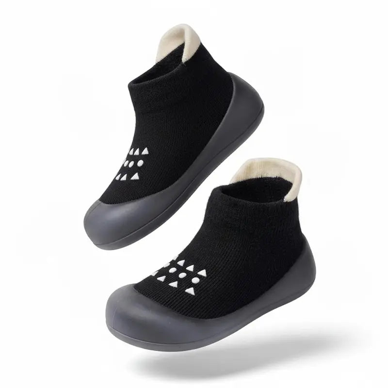 Baby Sock Cotton Shoes 6 to 24 Months Prewalker Non Slip Infant Slippers Memory Foam Breathable