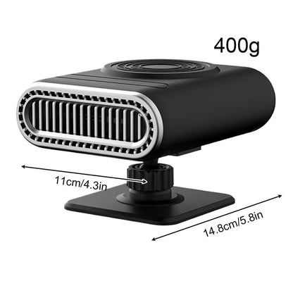 12V Portable Car Heater Windshield Demister Easy Install Defroster