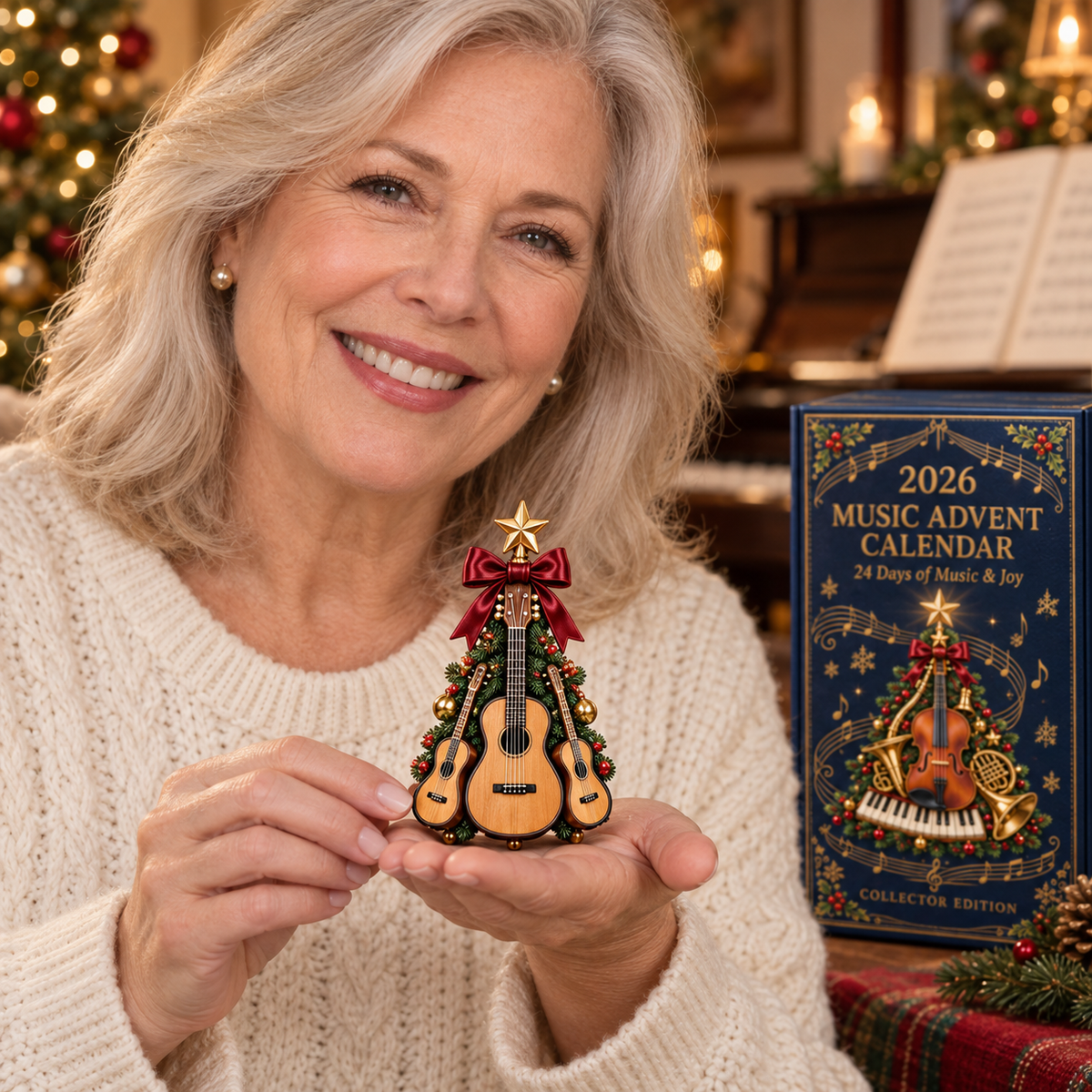 Christmas Music Lovers Advent Calendar 24 Unique Musical Instrument Miniatures Gift