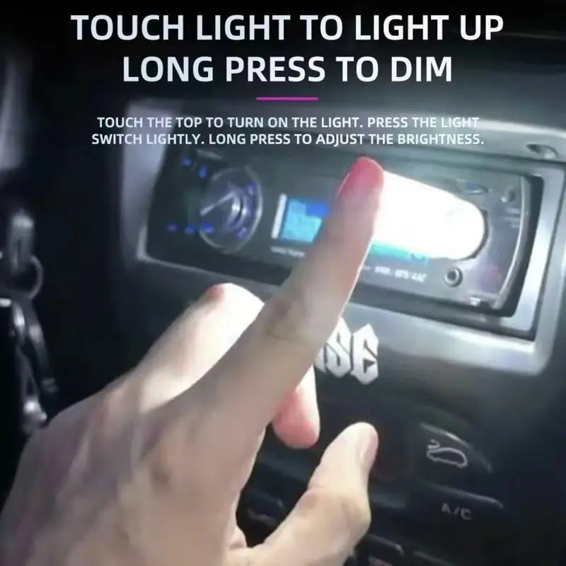 Car USB Touch Dimmable LED Filament Night Light Warm Ambient Light