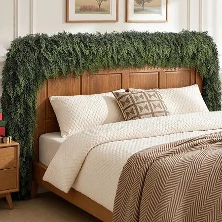 Christmas 6 FT PE Cedar Norfolk Garland Cypress Branches Home Decor