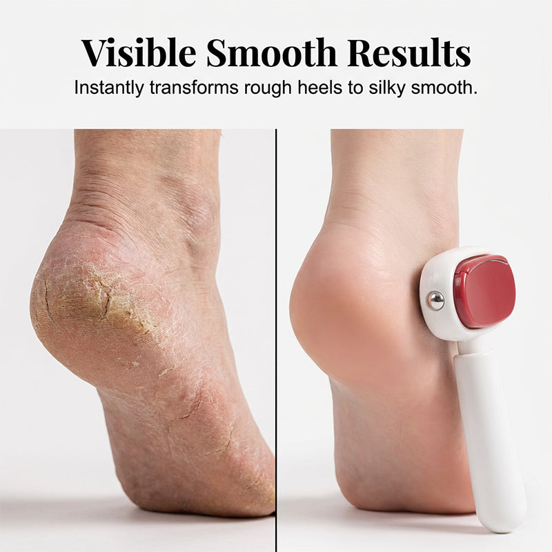 Dual Sided Foot Callus Remover with Replaceable Stainless Steel Blade Portable Manual Pedicure Tool