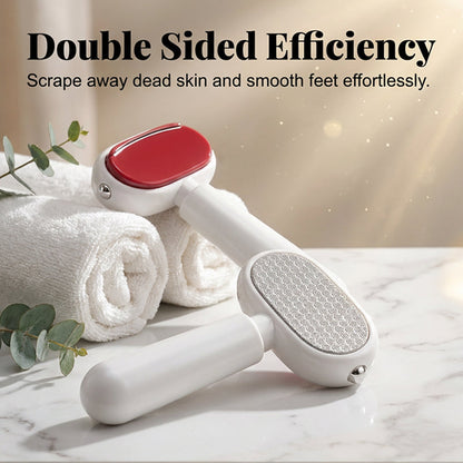 Dual Sided Foot Callus Remover with Replaceable Stainless Steel Blade Portable Manual Pedicure Tool