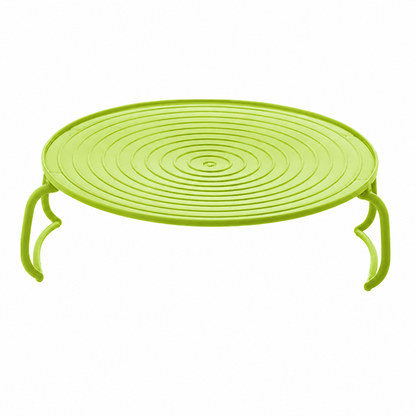 3 in 1 Microwave Plate Stacker Food Splatter Cover Carrying Tray with Foldable Handles