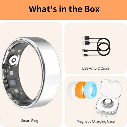 2026 Smart Ring – No Subscription Health & Fitness Tracker Waterproof for Outdoor Sports Gift