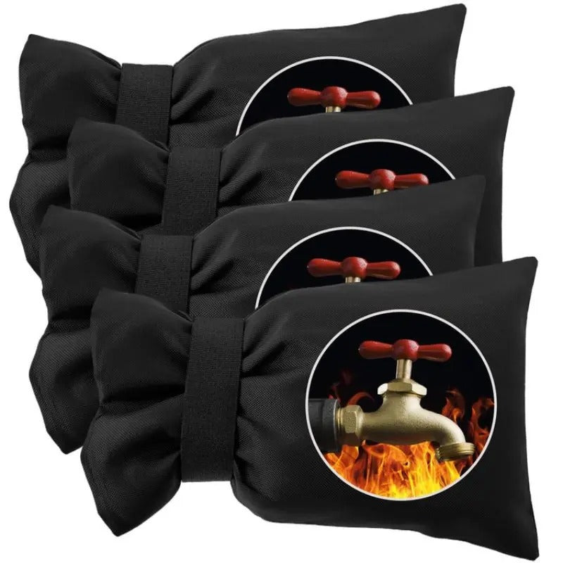 4 Pcs Outdoor Faucet Covers Thermal Waterproof Shield Slide On Hose Bib Socks With Strap Winter Protection
