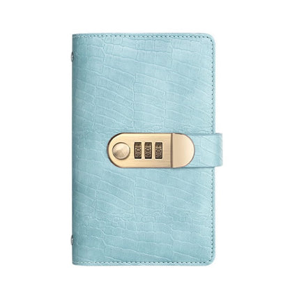 Lockable Savings Notebook - Digit Resettable Password Lock A6 Savings Notebook for Money & Important Items