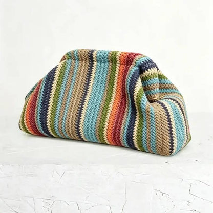 Fall Winter Retro Texture Cloud Bag Women's Handbag