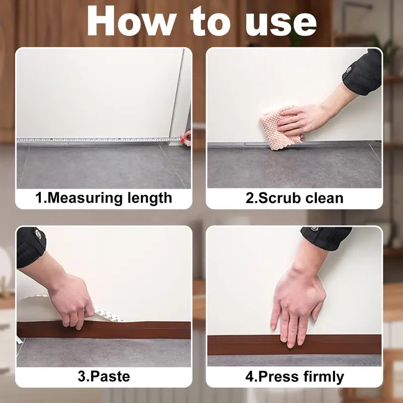 Adhesive Door Draft Blocker Tape 16.4ft Cut to Fit Foam for Doors Windows Energy Efficient