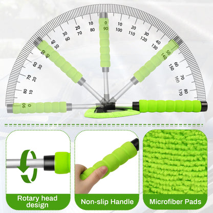Windshield Cleaning Tool – Microfiber Car Window Cleaner