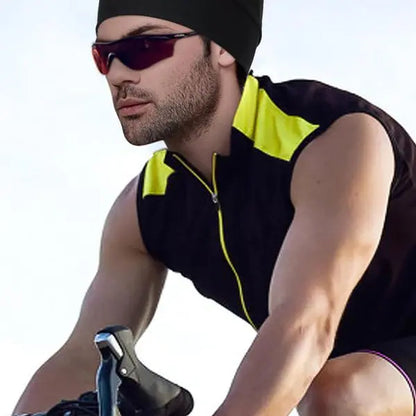 Unisex Multifunctional Skull Cap Beanie Stretchy Helmet Liner Biking Outdoor Hat