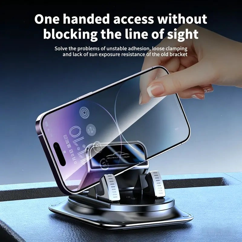Car Dashboard Phone Holder 360 Rotatable Adjustable Universal for All Smartphones
