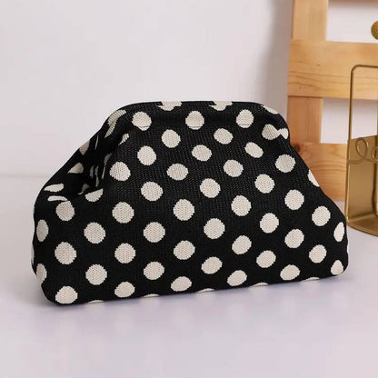 Fall Winter Retro Texture Cloud Bag Women's Handbag