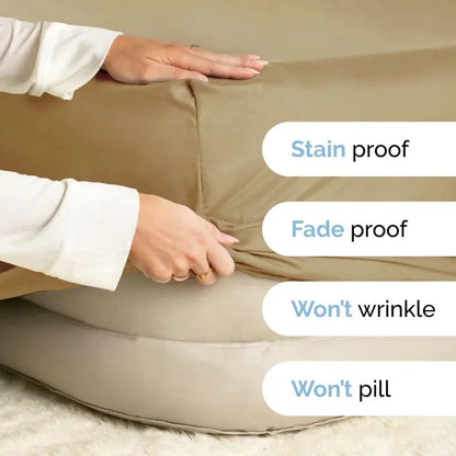 Extra Deep Pocket Fitted Sheet Only Ultra Soft Microfiber Wrinkle Free
