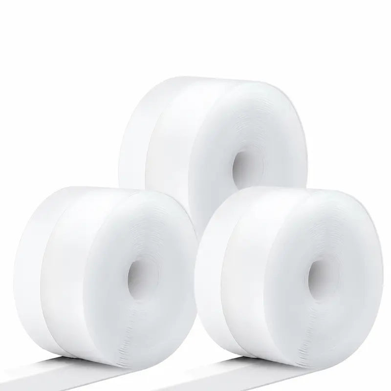 Adhesive Door Draft Blocker Tape 16.4ft Cut to Fit Foam for Doors Windows Energy Efficient