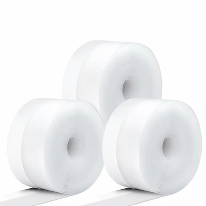 Adhesive Door Draft Blocker Tape 16.4ft Cut to Fit Foam for Doors Windows Energy Efficient