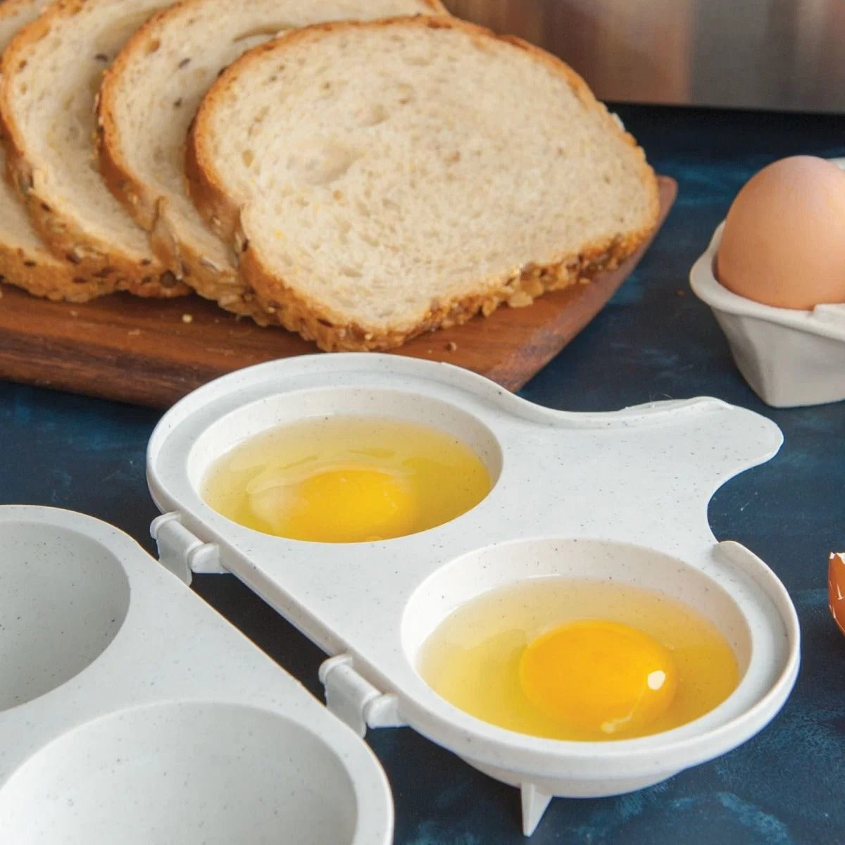 🎁2026 New Arrivals💥 Microwave Egg Poacher with Lid& Handle
