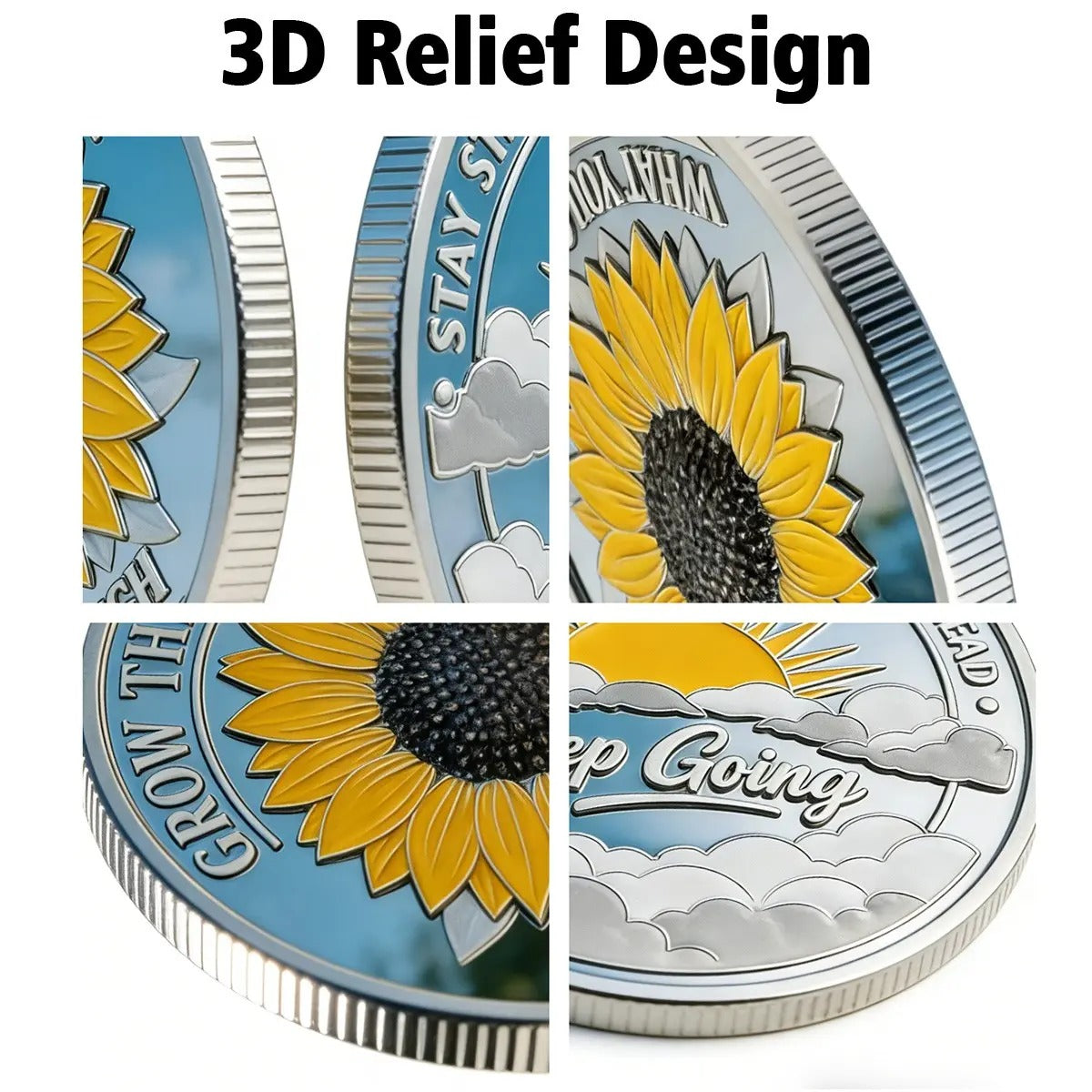 Resurrection Memorial Medal – Cross Design Alloy Relief Keepsake Gift for Church & Family Gathering