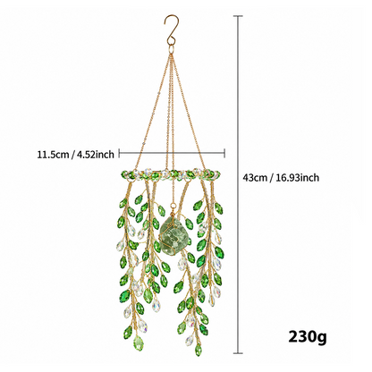 Crystal Rainbow Suncatcher Beaded Artificial Crystal Window Hanging Colorful Home Decor