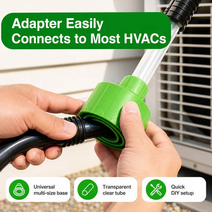 Universal AC Drain Line Cleaner Adapter Wet Dry Vacuum Attachment