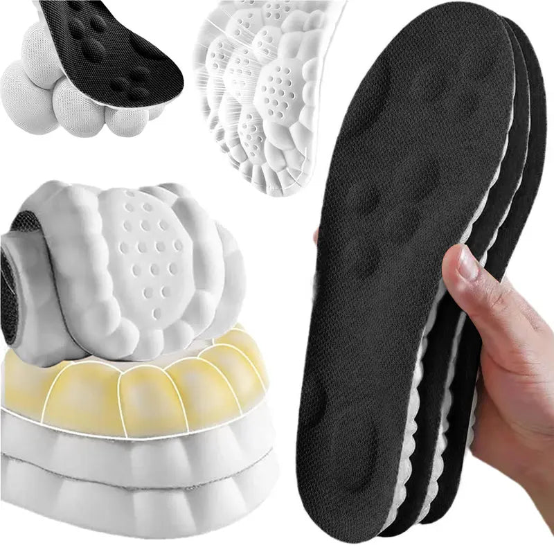 4D Shoe Cloud Insoles for Men Women Soft Memory Foam Orthotic Sports Inserts