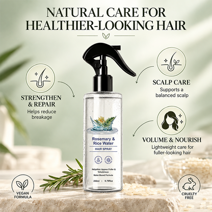 Rosemary & Rice Water Hair Mist Soft & Smooth Non-Greasy Fast Absorbing