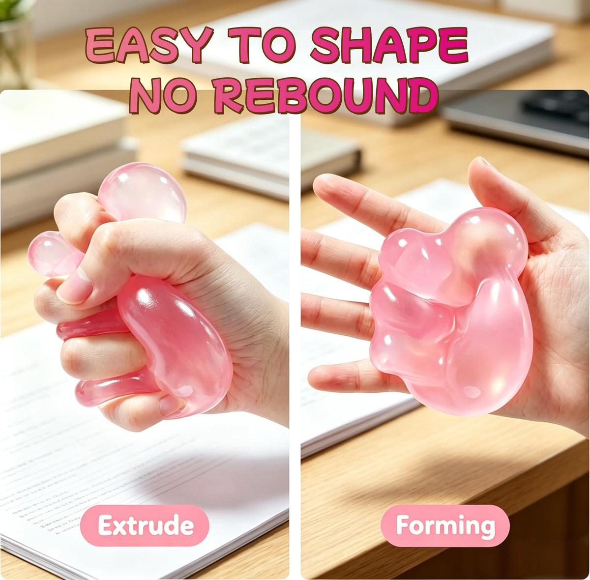 Coconut Oil Squishy Stress Ball – Slow Rising Fidget Toy for Adults & Kids