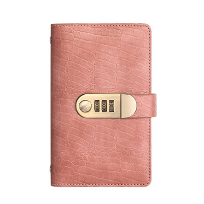 Lockable Savings Notebook - Digit Resettable Password Lock A6 Savings Notebook for Money & Important Items