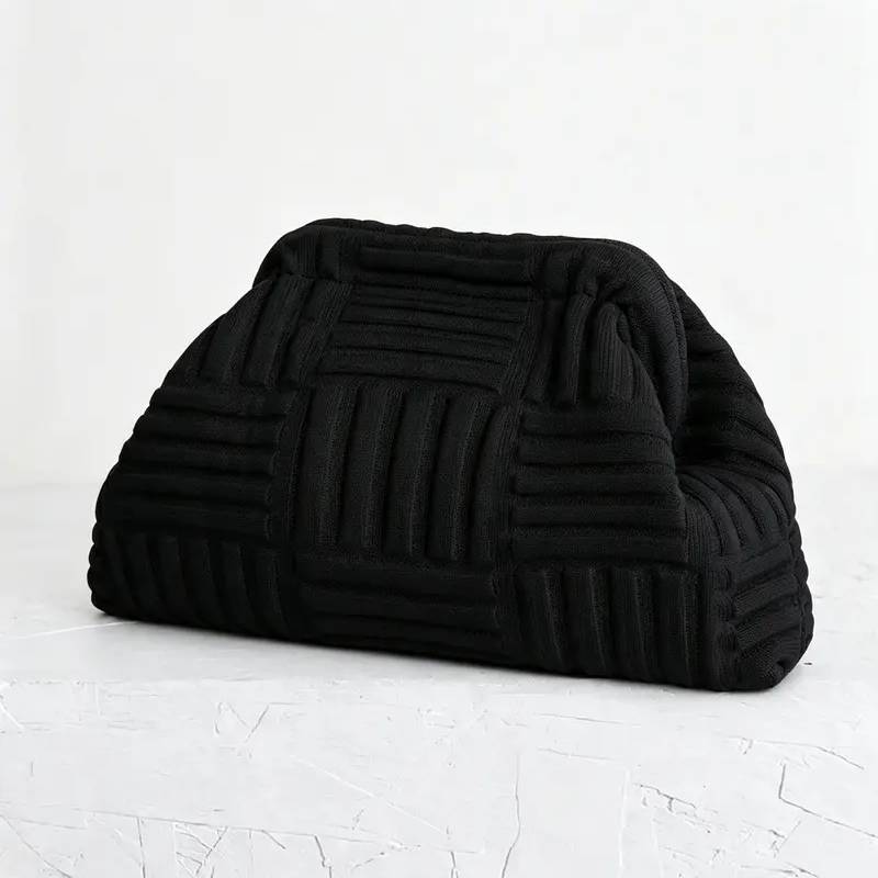 Fall Winter Retro Texture Cloud Bag Women's Handbag