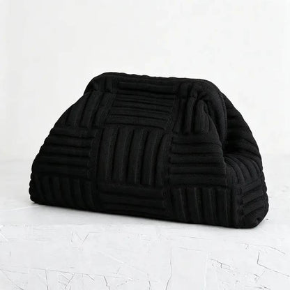 Fall Winter Retro Texture Cloud Bag Women's Handbag