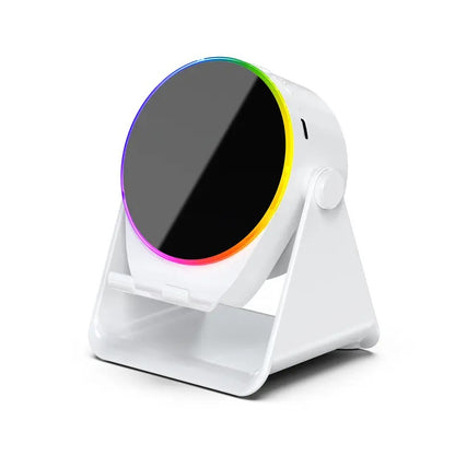 5-in-1 Wireless Bluetooth Speaker with 360° LED Stand & Universal Phone Holder